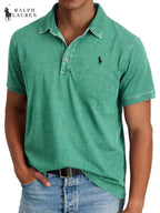 Polo en mesh extensible coupe slim personnalisée Ralph - 1 acheté,  1 offert