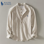 Ralph Chemise casual en lin rayée premium - 1 achetée,  1 offerte