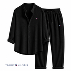 Tommy – Ensemble d’été pour homme avec chemise et pantalon | 1 acheté = 1 offert