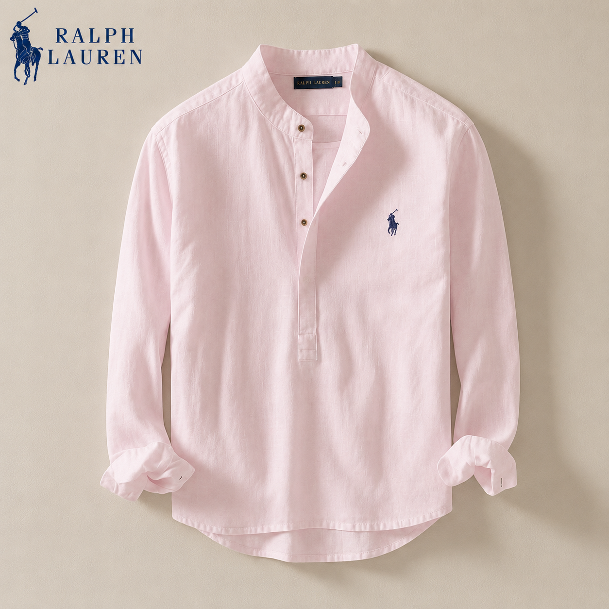 Ralph Chemise casual en lin rayée premium - 1 achetée,  1 offerte