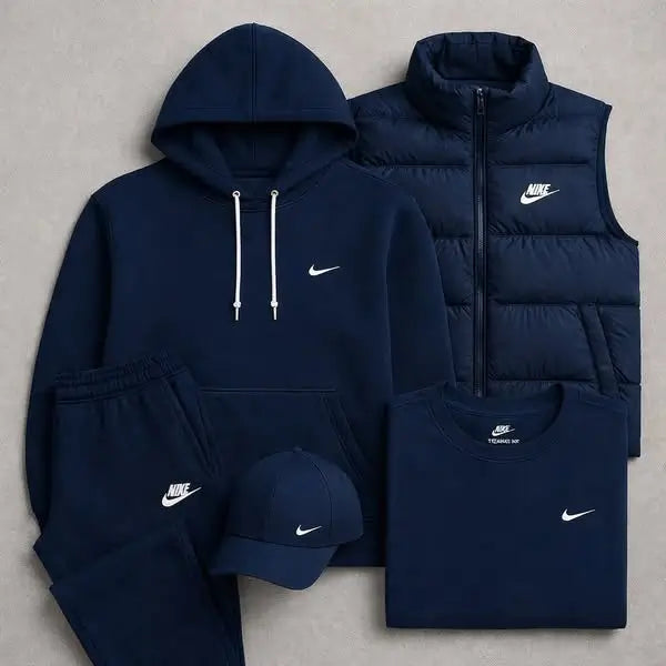 NK™ 4-Piece Set – Sweat, Pants, Jacket & Tee