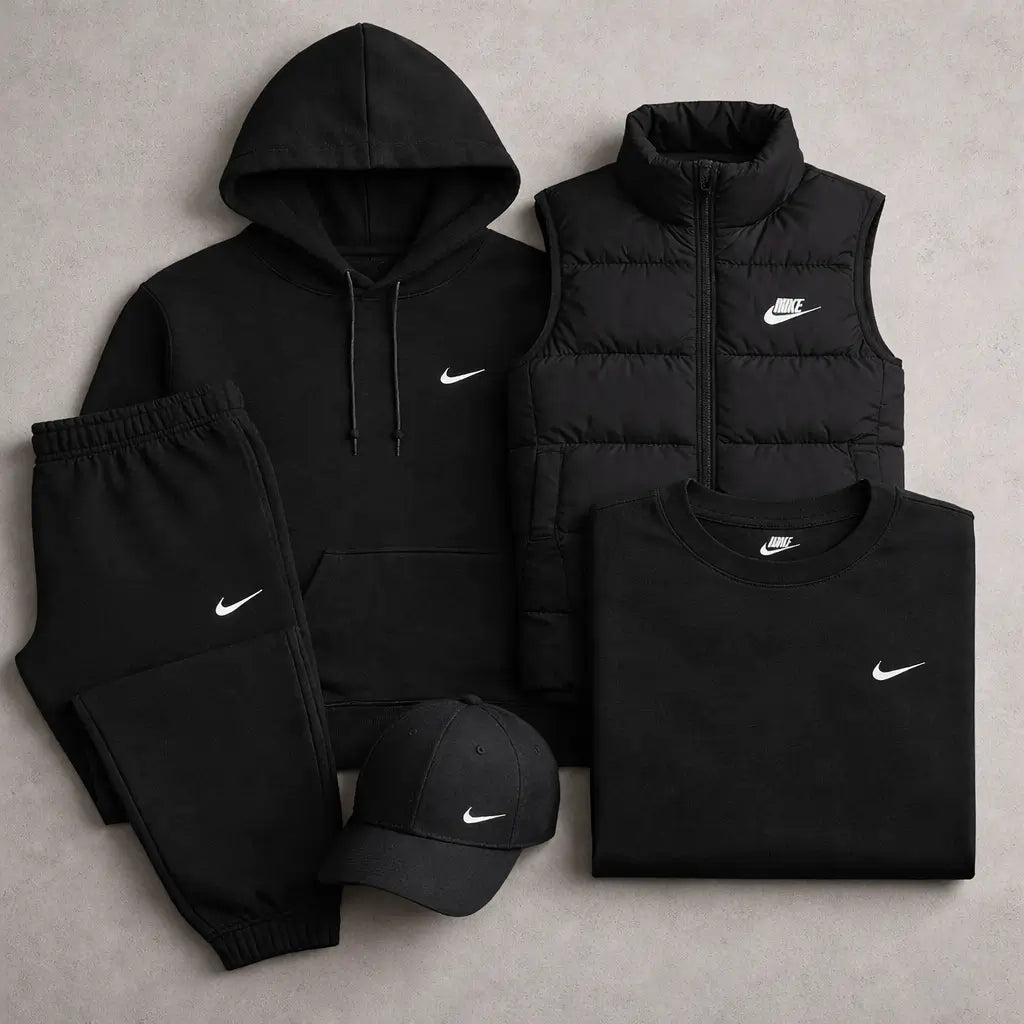 NK™ 4-Piece Set – Sweat, Pants, Jacket & Tee