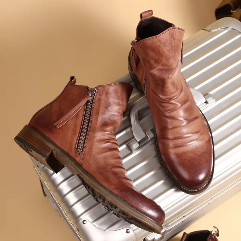 Roch™ | Style boots en cuir