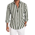 Ralph Chemise casual en lin rayée premium - 1 achetée,  1 offerte