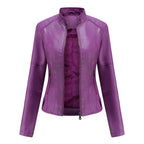 Milena™ | Veste en Cuir Élégante