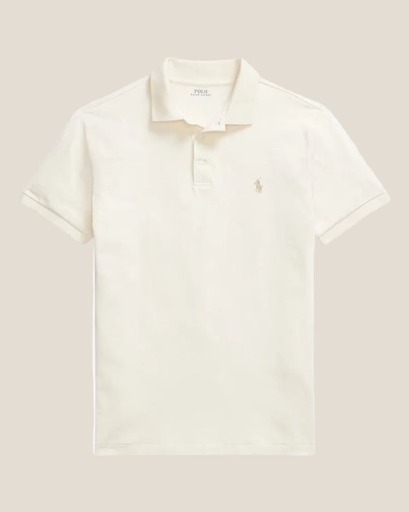 Polo en mesh extensible coupe slim personnalisée Ralph - 1 acheté,  1 offert