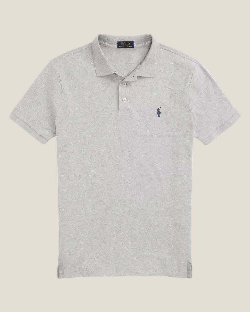 Polo en mesh extensible coupe slim personnalisée Ralph - 1 acheté,  1 offert