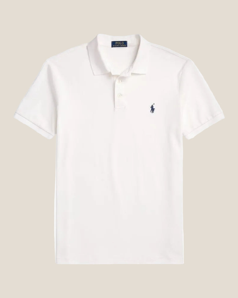 Polo en mesh extensible coupe slim personnalisée Ralph - 1 acheté,  1 offert